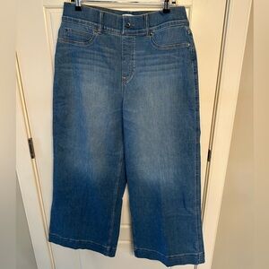 SPANX 1X Tall SPANXshape™ Original EveryWear Cropped Wide Leg Jeans